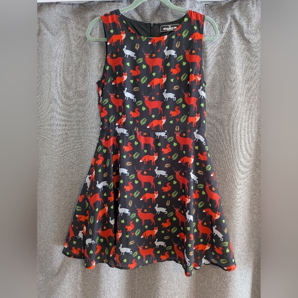 Animal Pattern Dress - Picture 1 of 5